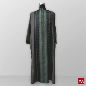 Baju gamis jubah arab lengan panjang hijau